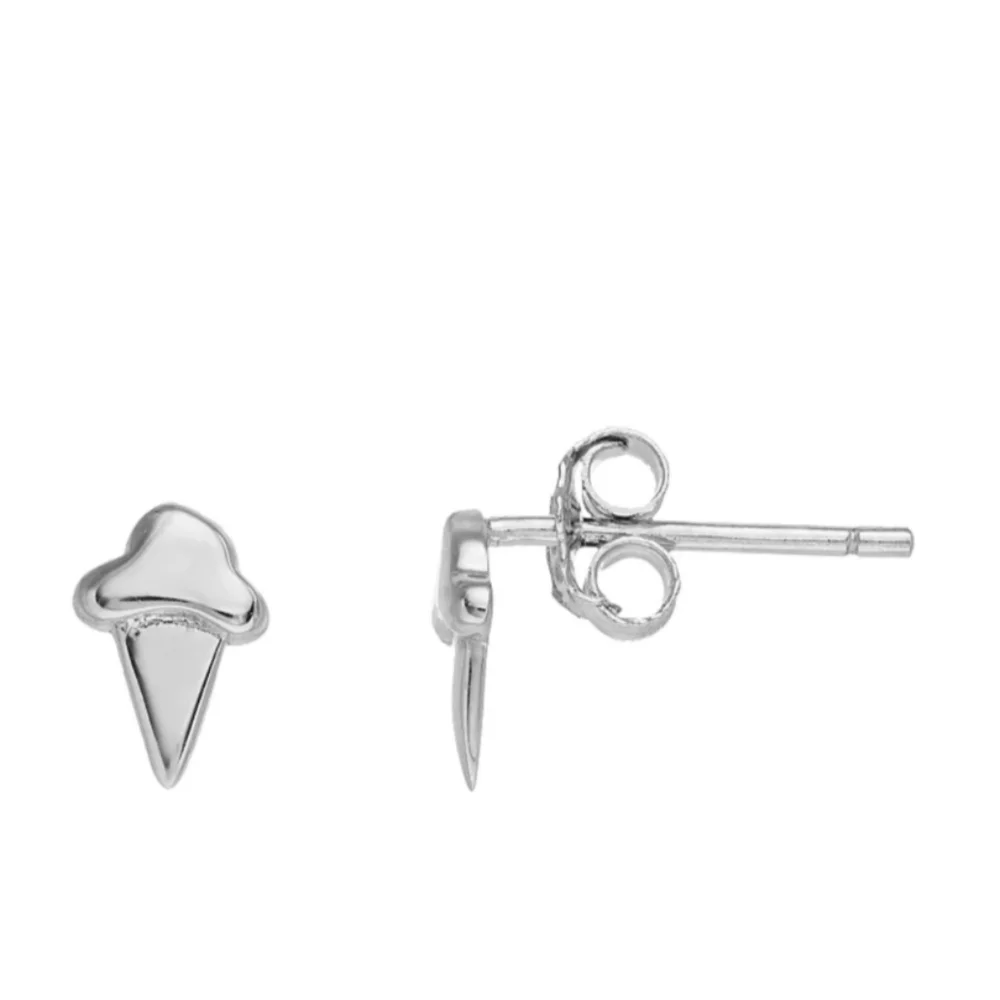 FAO Schwarz Sterling Silver Ice Cream Earring Studs